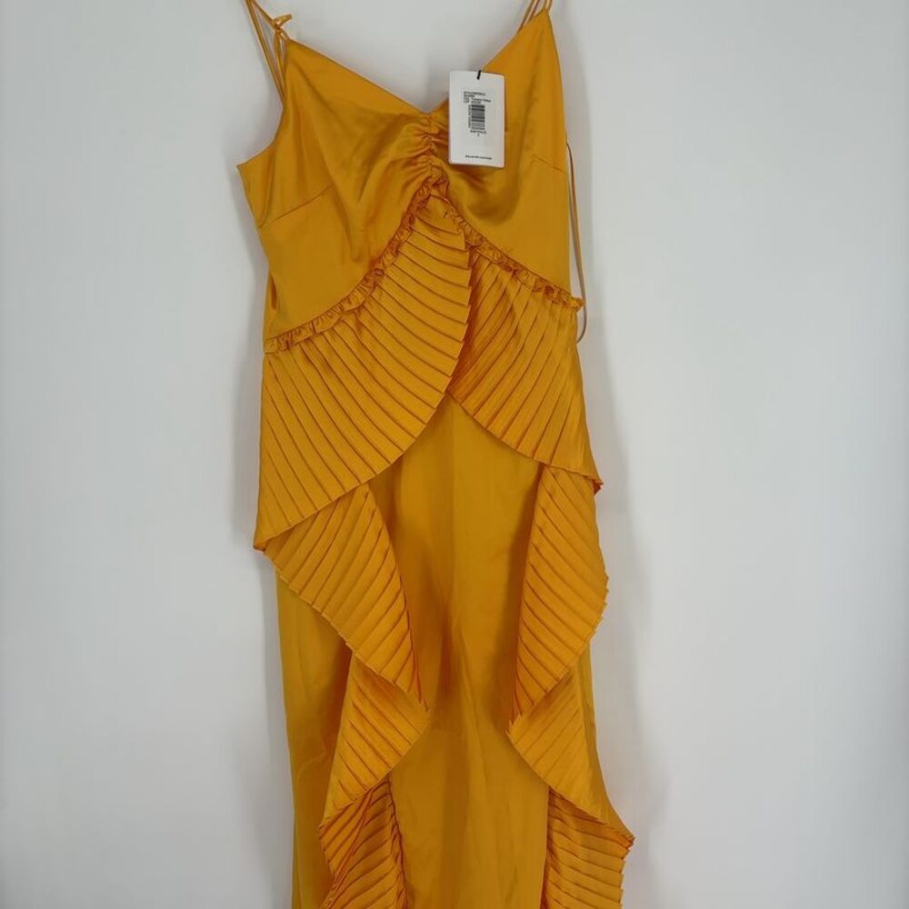 AMUR "Leena" Pleated Dress